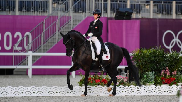 Danish dressage team Carina Cassoe Kruth and Heiline's Danciera tokyo olympic grand prix dressage