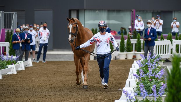 Tokyo Olympics dressage trot-up pictures