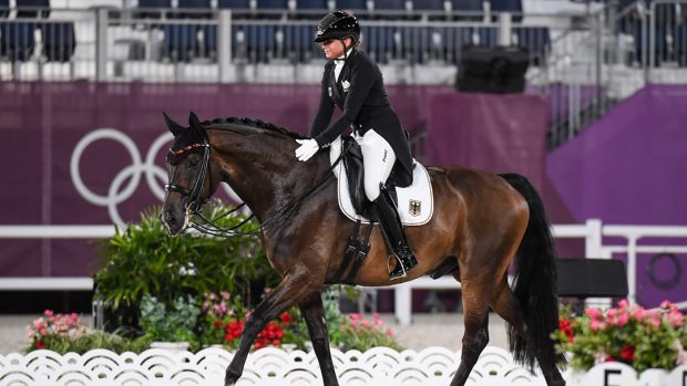 Tokyo Olympic dressage results: Dorothee Schneider pats Showtime after their grand prix