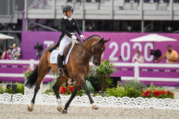 Tokyo Olympic eventing team pathfinders: Jonelle Price and Grovine De Reve