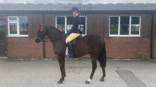 Sophie-Anne Cartmell's show hunter type Stanley Grange overcomes EMS and laminitis to qualify for the Royal International