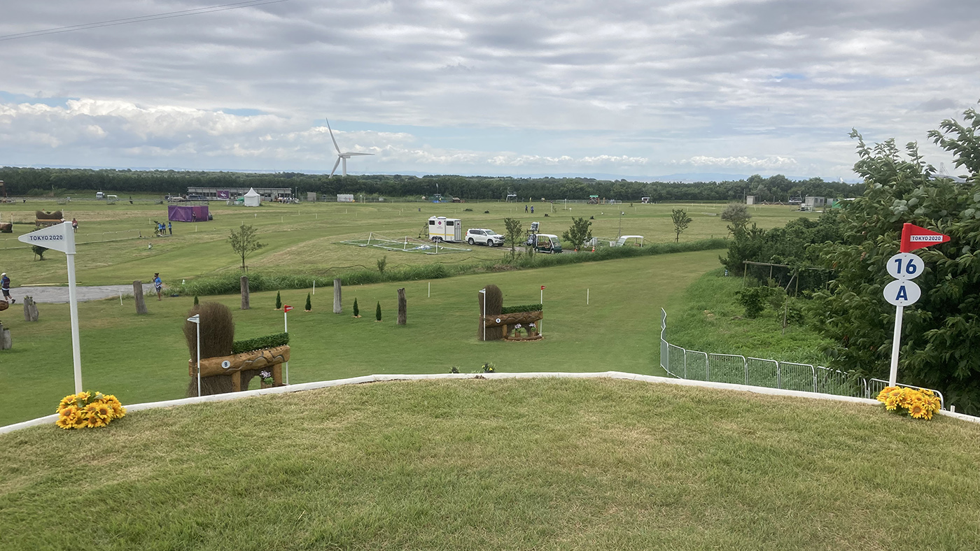 Olympics cross-country course: fence 16a