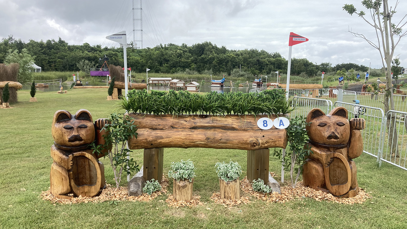 Tokyo Olympics cross-country course: fence 8a alternative