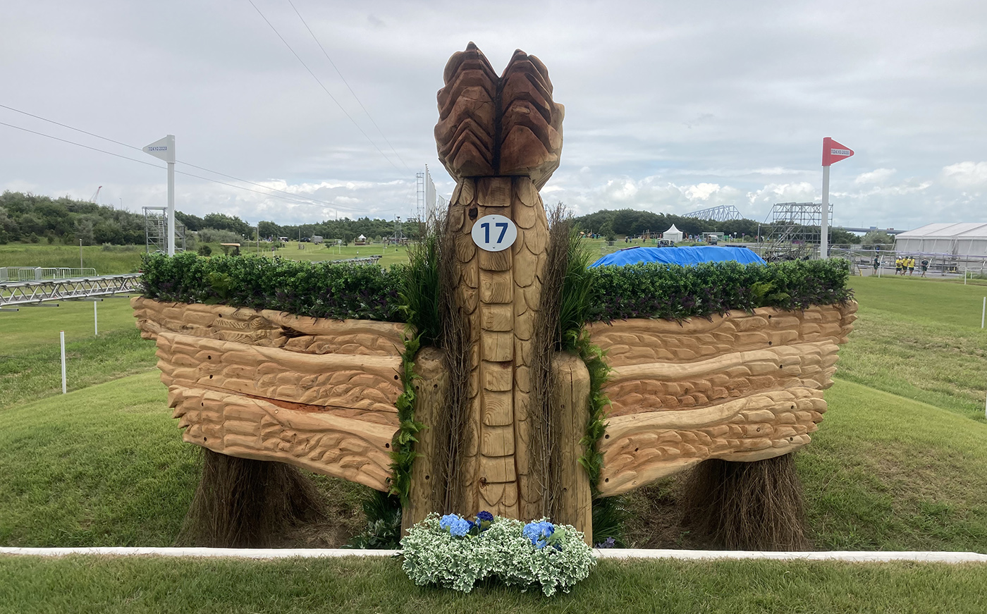 Olympics cross-country course: fence 17