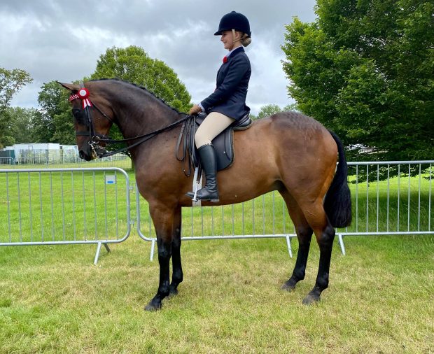 Parkgate Royal Visit William and Zara Brookes win the intermediate championship at the 2021 Royal Windsor Horse Show