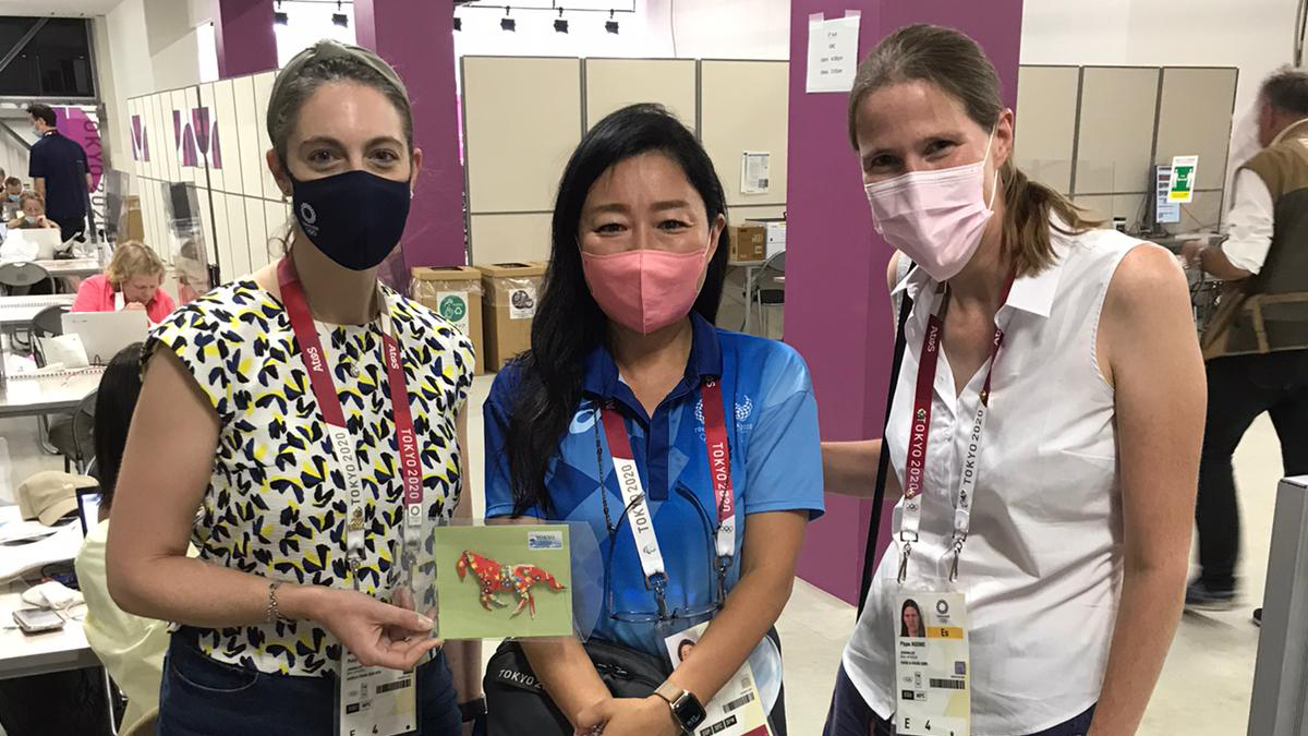 Tokyo Olympics memories: origami horse presented to H&H by a volunteer