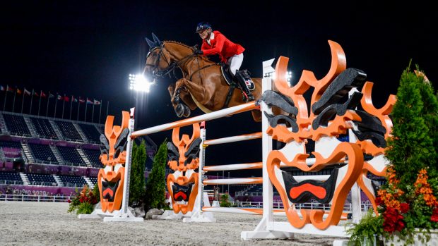 Daisuke Fukushima competes at the Tokyo Olympics