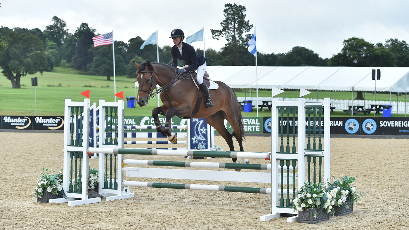 Domination F Z takes the four-year-old style and performance title at Bolesworth Young Horse Championships