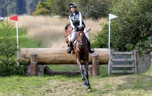 Edie Campbell and Fireball F take on the Blair Castle Horse Trials cross-country course