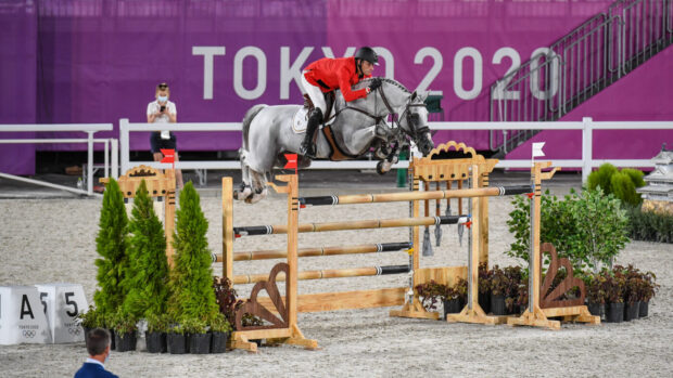 Olympic team showjumping qualifier: Gregory Wathelet and Nevados S.