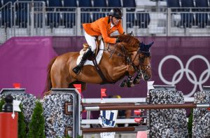 Harrie Smolders on Bingo Du Parc at the Tokyo Olympics