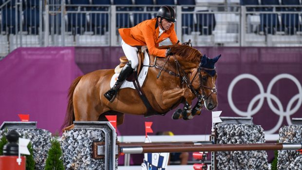 Harrie Smolders on Bingo Du Parc at the Tokyo Olympics