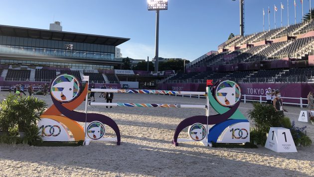 Olympic showjumping individual final course