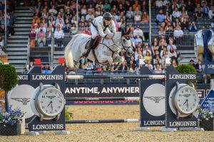 Peder Fredricson winning the London GCT grand prix with Catch Me Not S