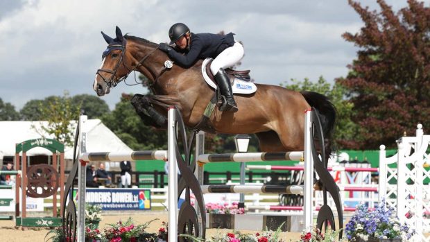 Lucy Townley and Billy Nikon win the Foxhunter masters at the British Showjumping national championships