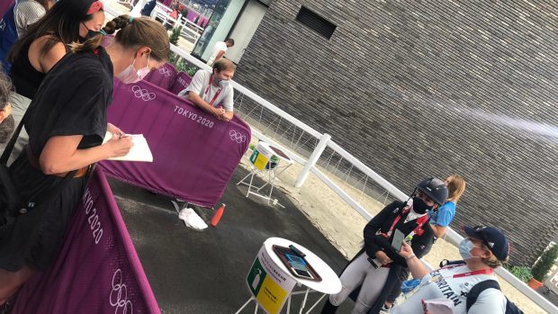 Olympic emotions: H&H’s Pippa Roome interviewing Laura Collett