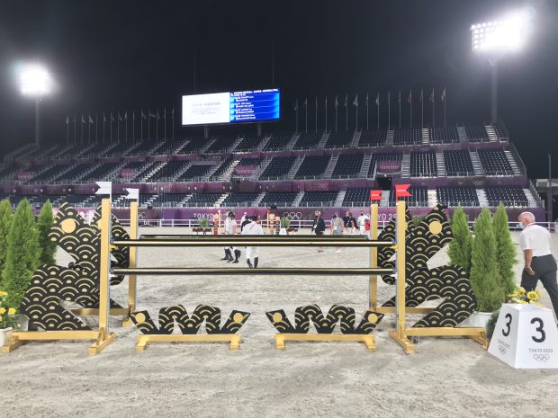 Olympic eventing showjumping