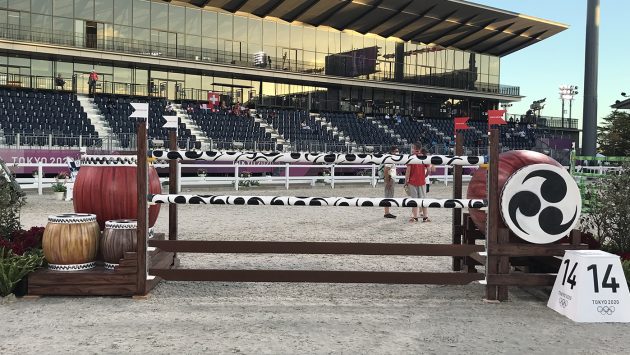 Tokyo Olympics showjumping course