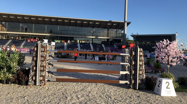 Olympic showjumping individual final course