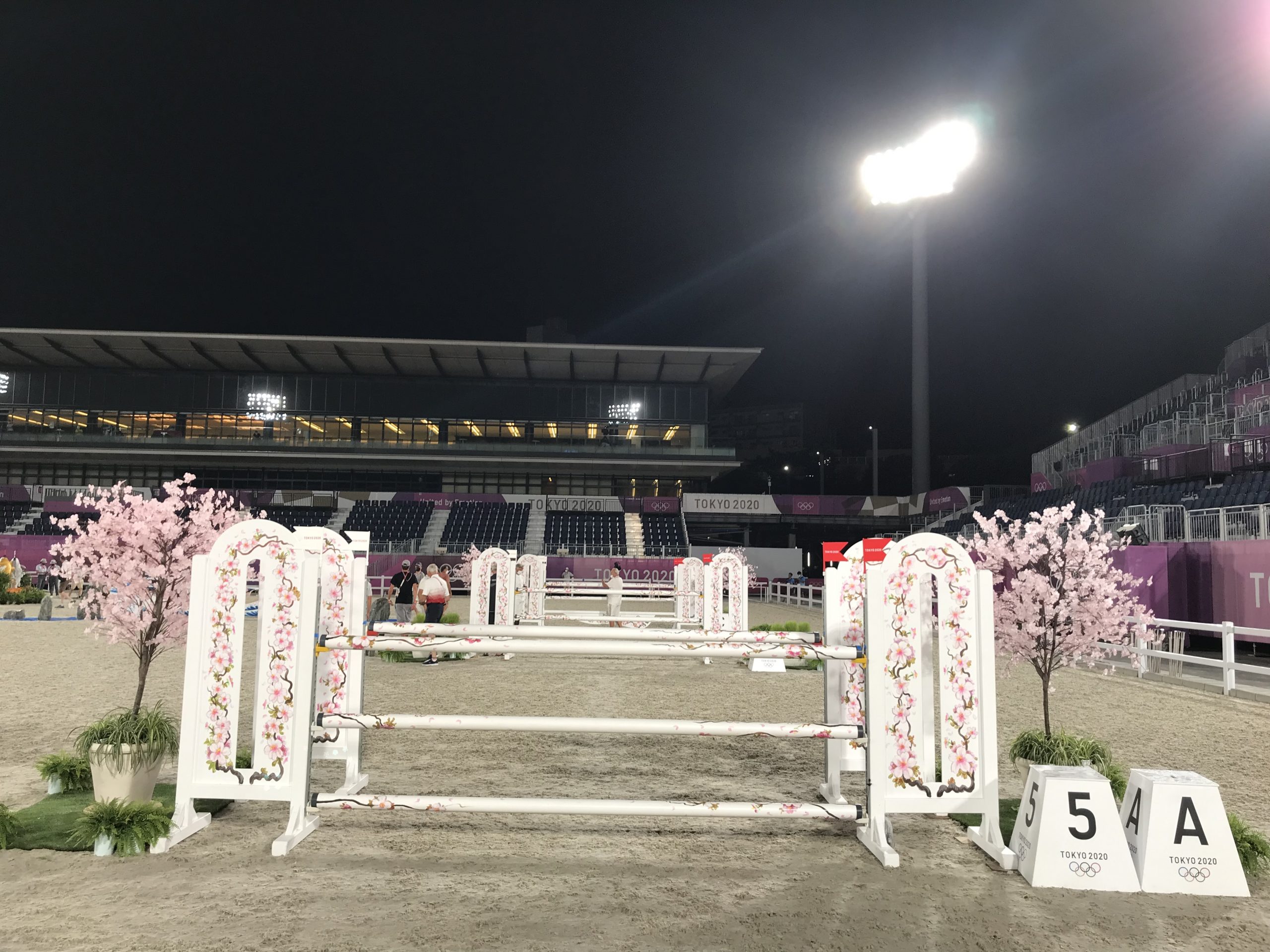 Olympic eventing showjumping