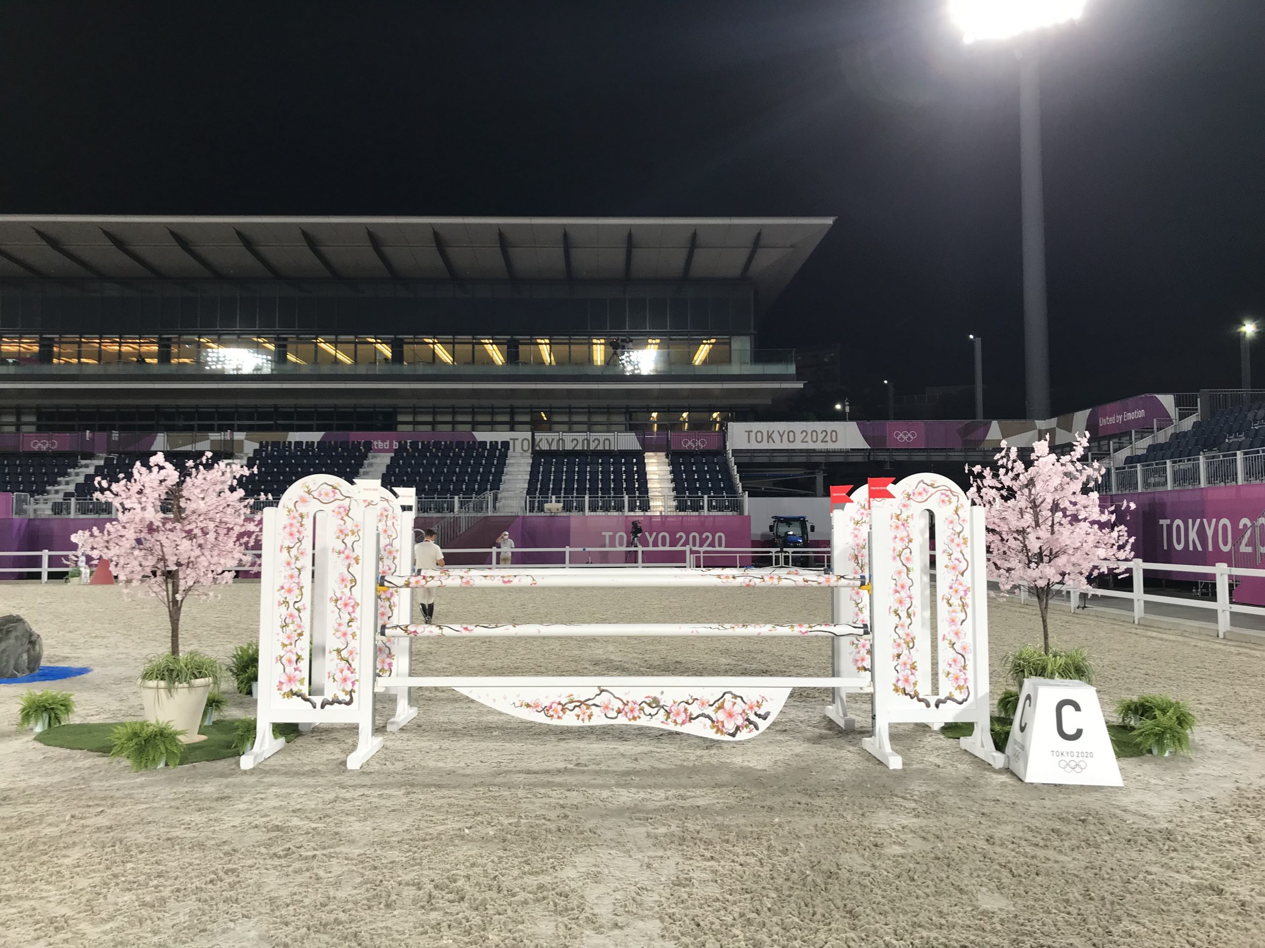 Olympic eventing showjumping