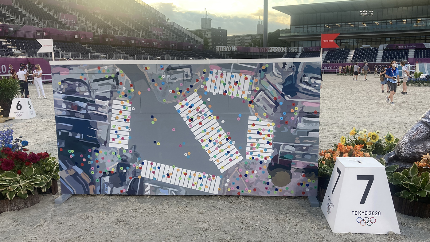 Tokyo Olympics team showjumping: fence seven