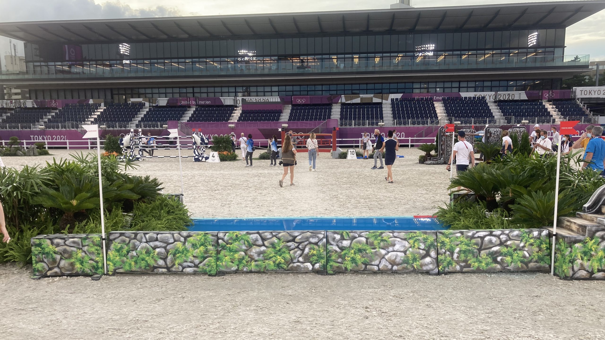 Olympic team showjumping – course for the final