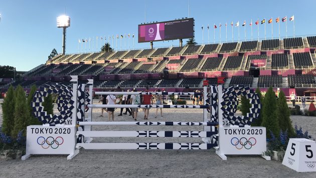 Olympic showjumping course