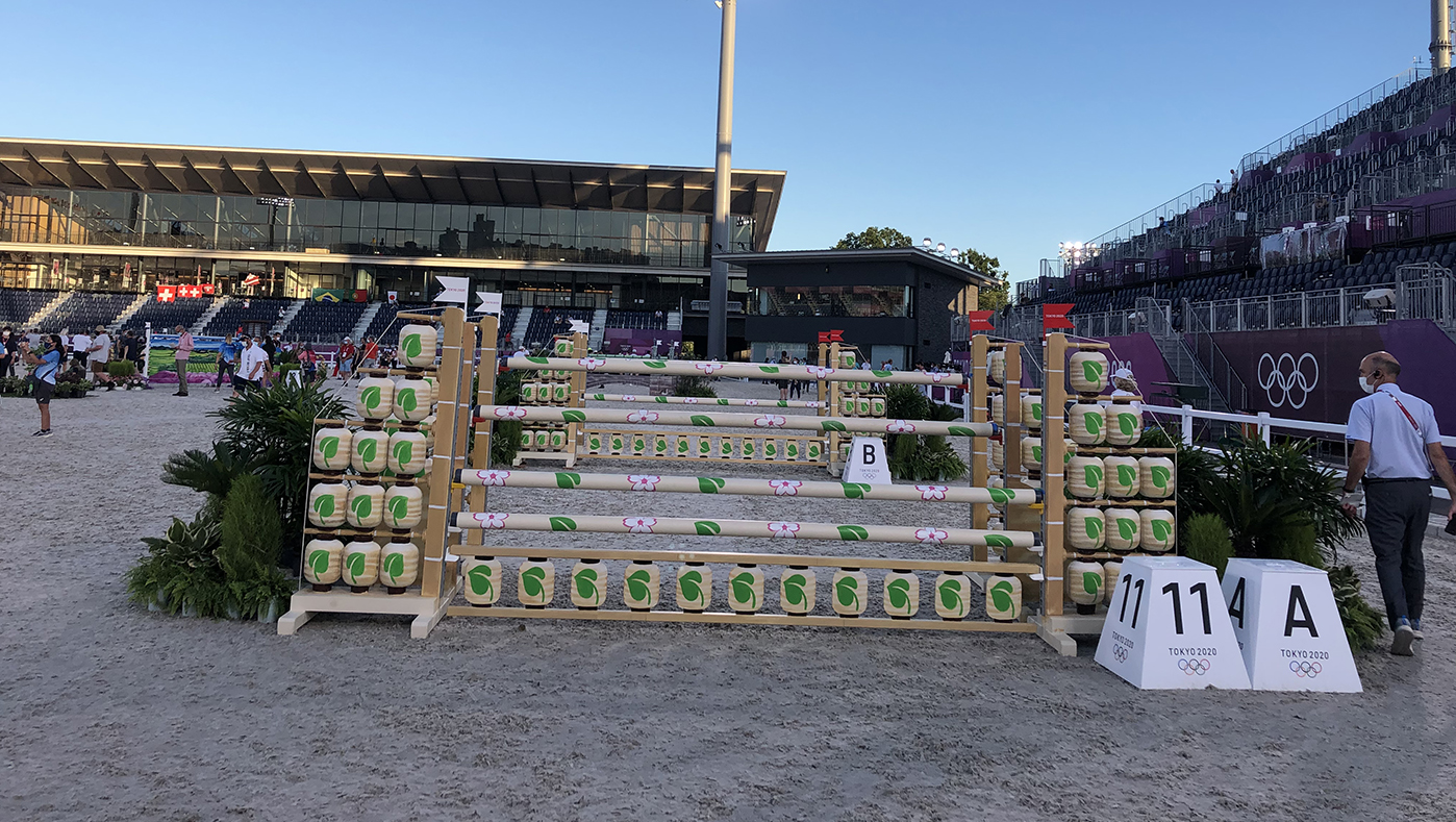 olympic showjumping individual jump-off course