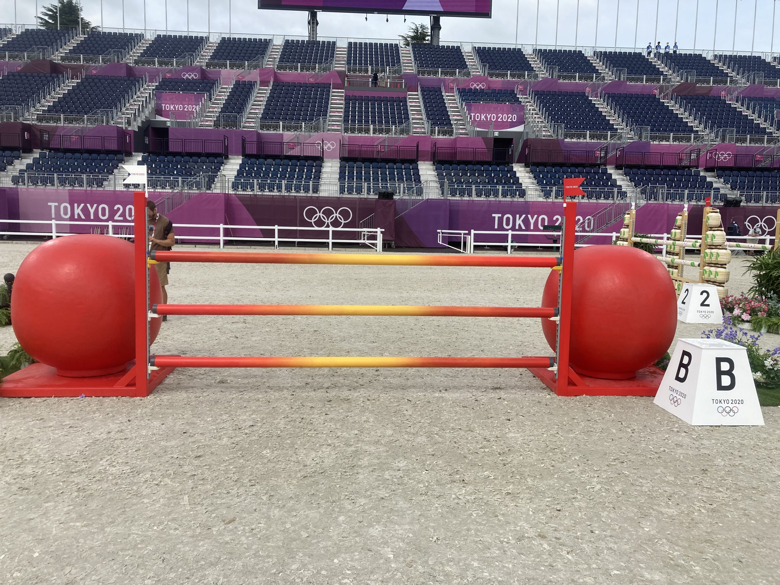 Olympic eventing showjumping