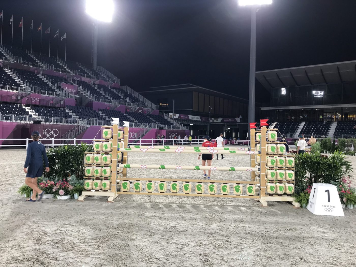 Olympic eventing showjumping