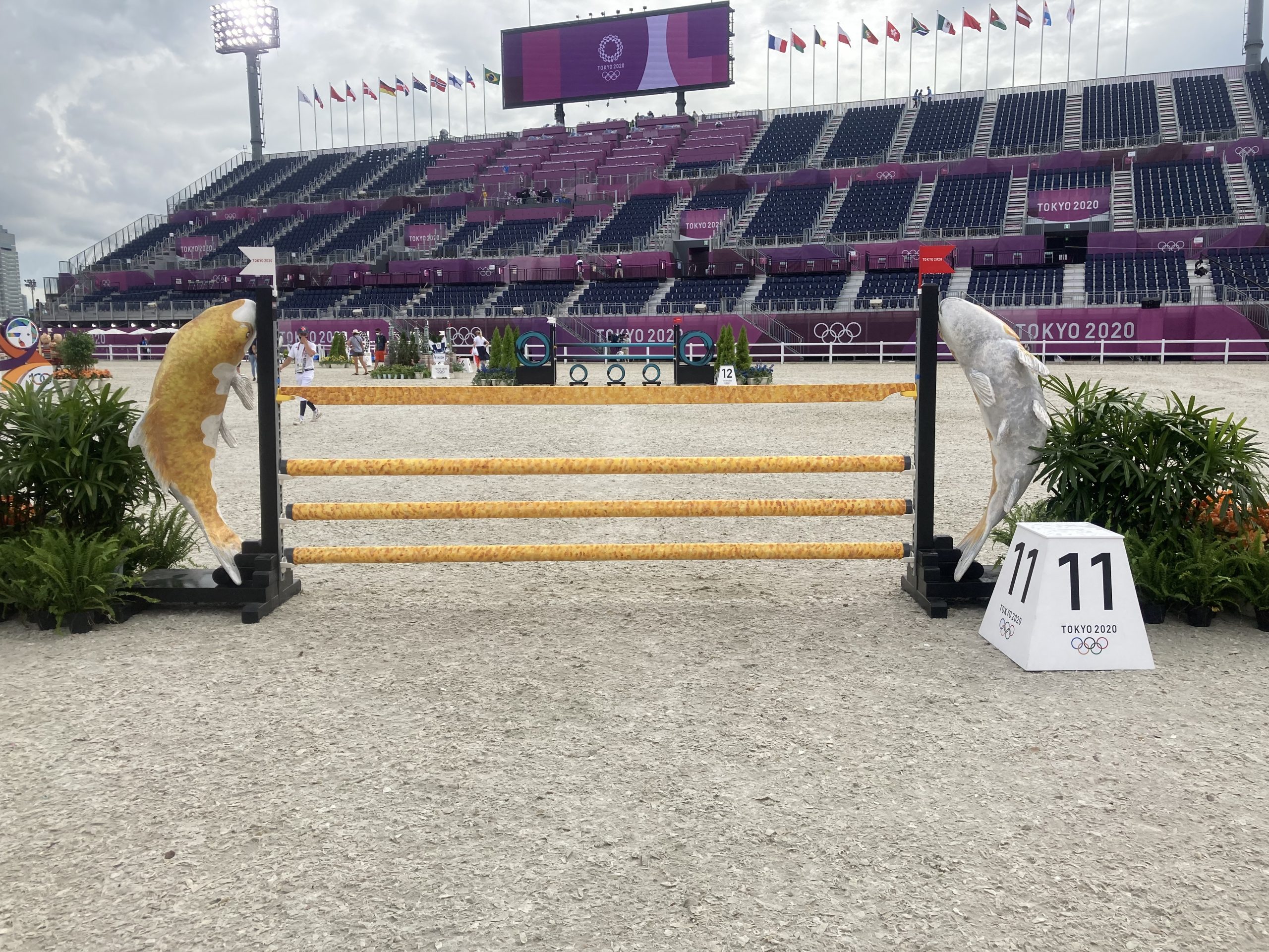Olympic eventing showjumping