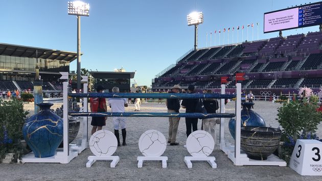 Olympic showjumping course