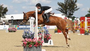 Holly Cole and Caramel III win the pony British novice final at the BS National Championships 2021