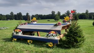 Blenheim Horse Trials cross-country riders react
