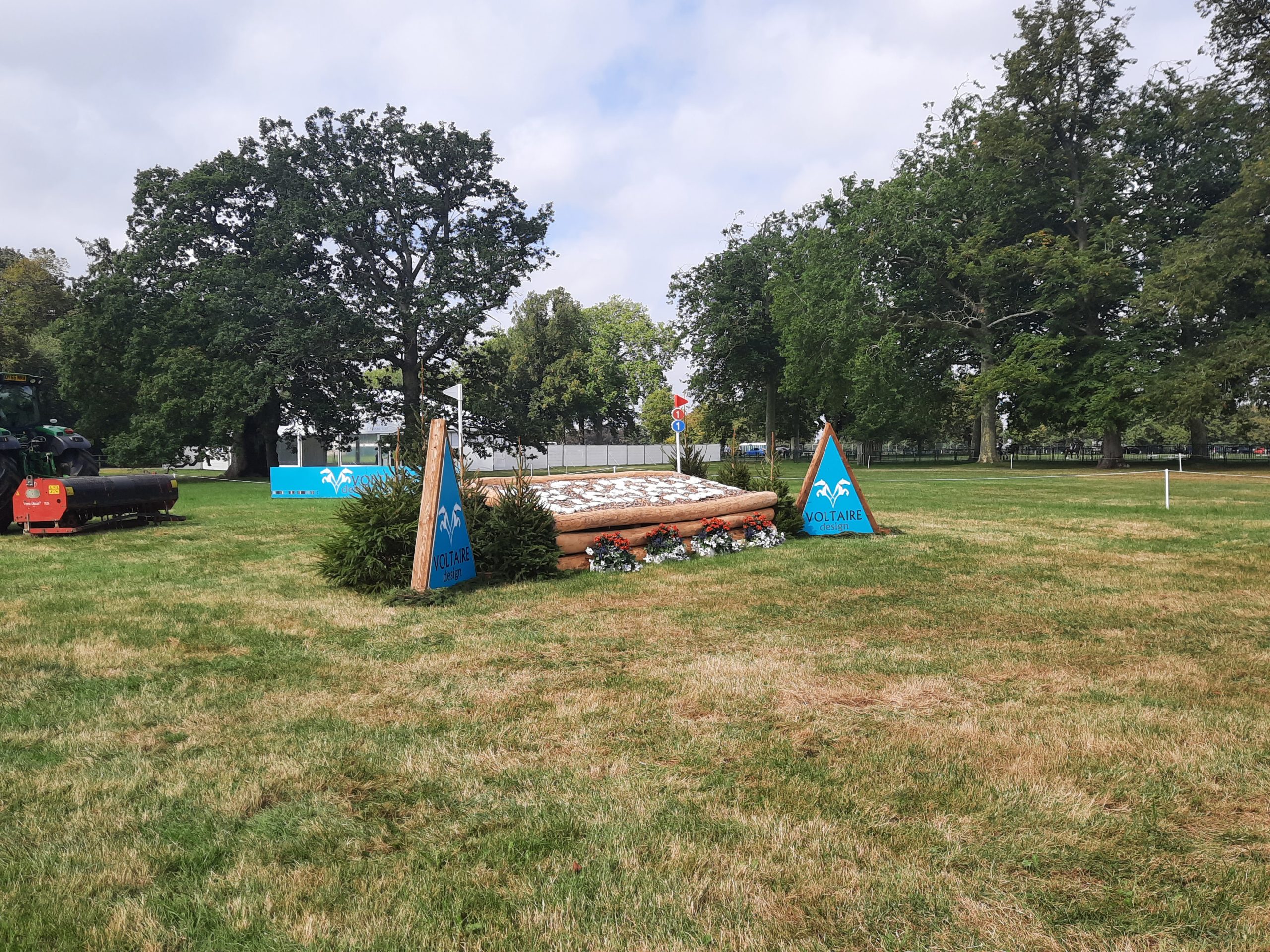 Blenheim Horse Trials fence 1