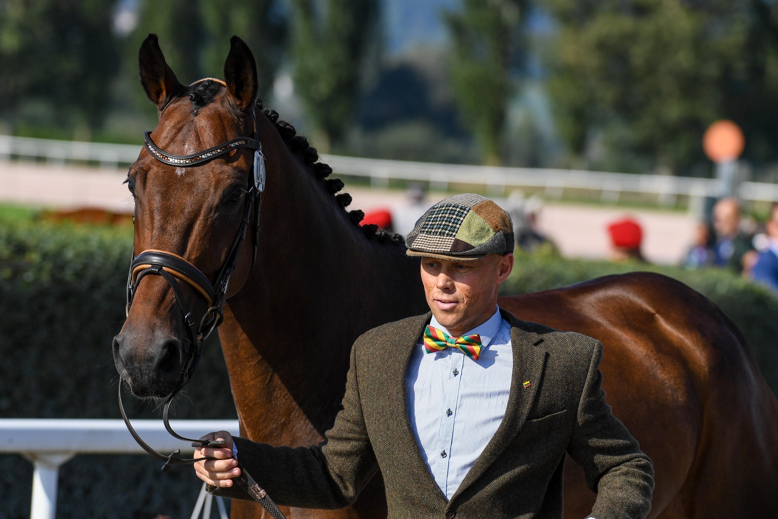 European Eventing Championships first trot-up photos: Aistis Vitkauskas with Commander VG