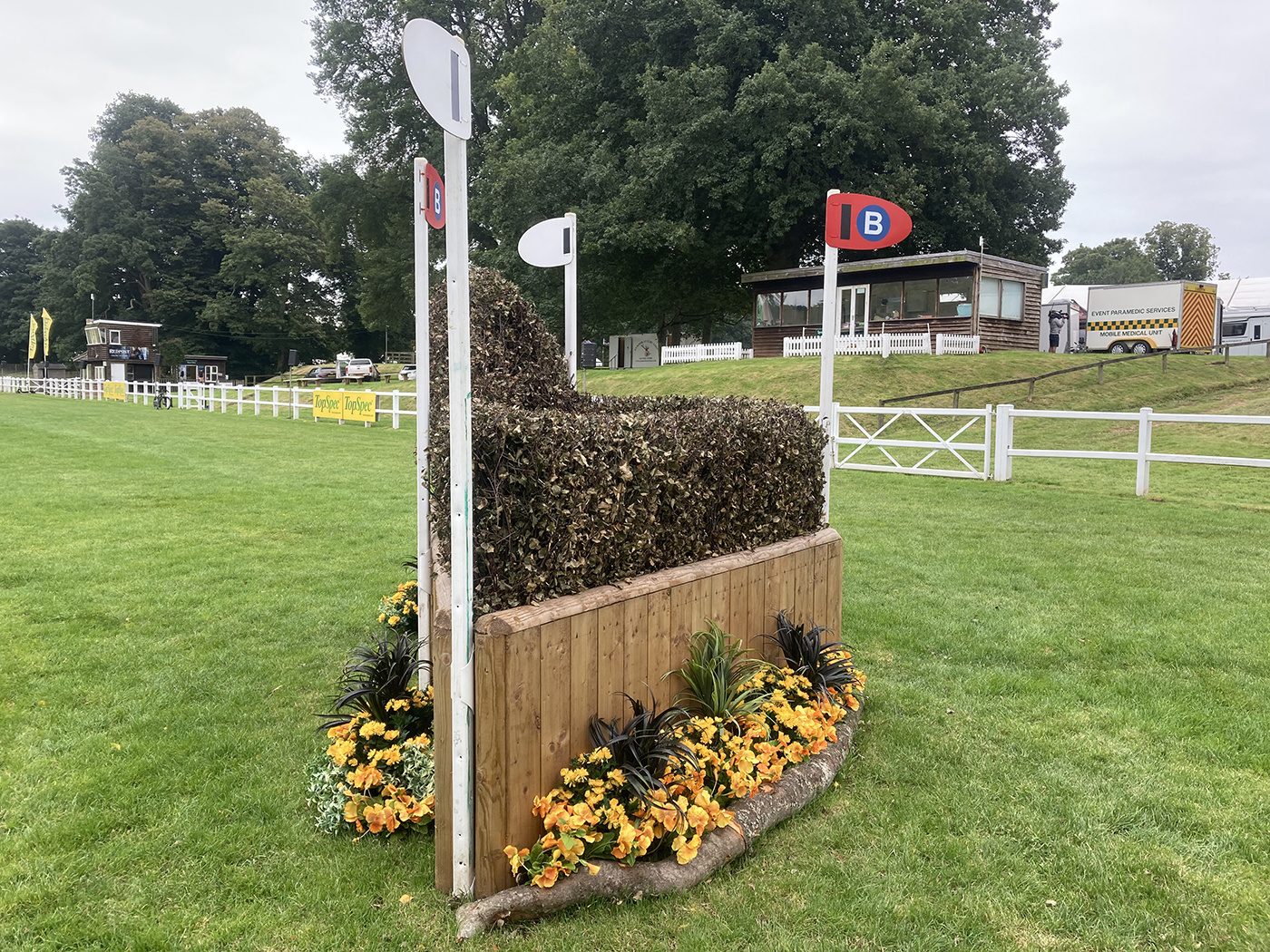 Bicton Horse Trials cross-country course: five-star fence 9b