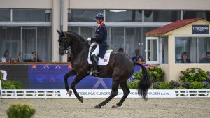 Carl Hester and En vogue at the European Dressage Championships 2021