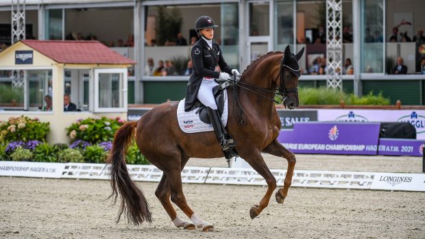 European Dressage championships Cathrine Dufour and Bohemian