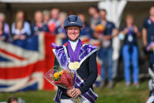 European Eventing Championships results Nicola Wilson on the podium