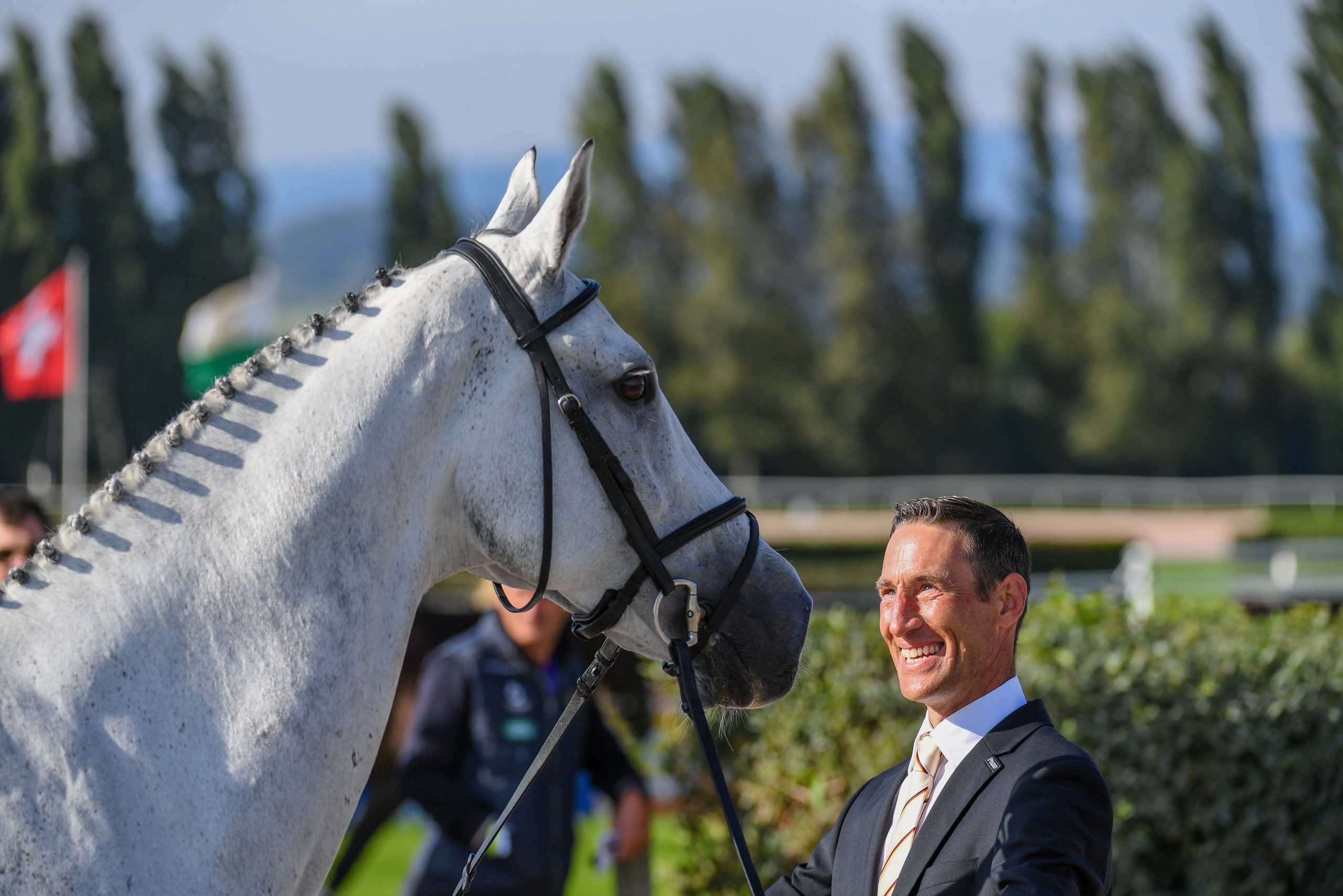 European Eventing Championships first trot-up photos: Dirk Schrade wtih Casino 80