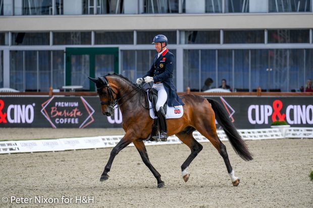 European Dressage Championships Gareth Hughes and Sintano van Hof Olympia