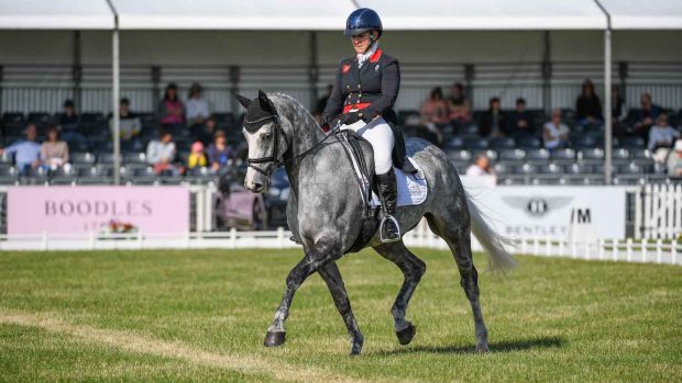Blenheim Horse Trials dressage: Gemma Tattersall and Flash Cooley have taken an early lead in the young horse class