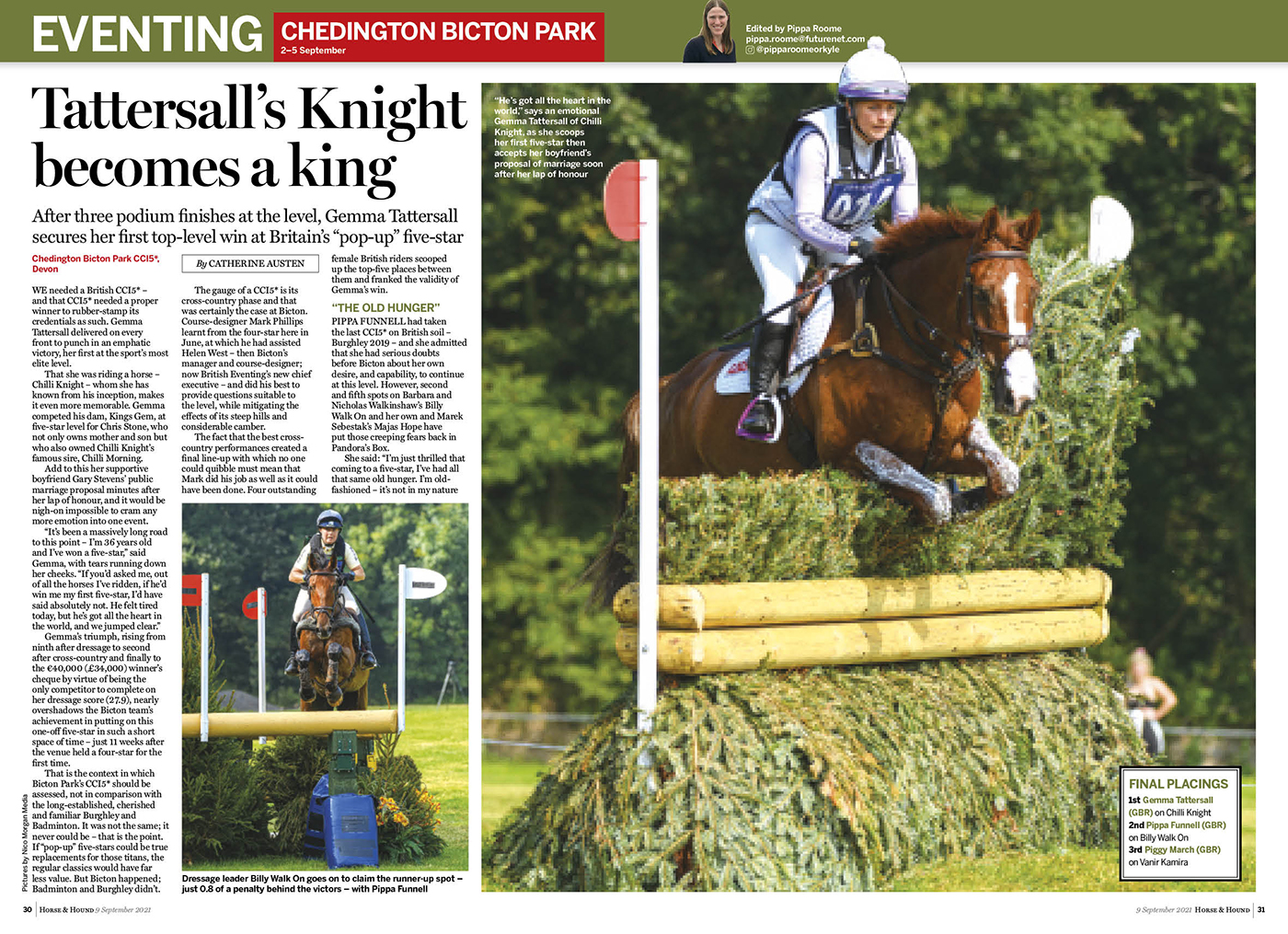 H&H 9 Sept Bicton report