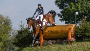 European Eventing Championships cross-country: Jean Lou Bigot and Utrillo Du Halage