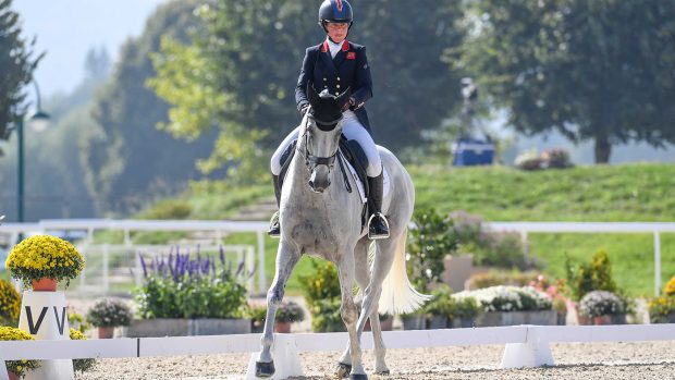 European Eventing Championships dressage: Kitty King and Vendredi Biats