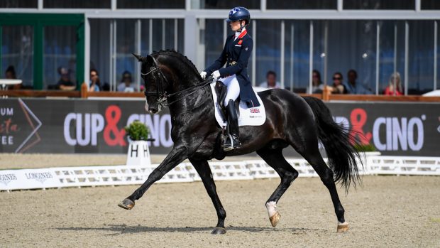 European Dressage Championships freestyle Lottie Fry on Everdale