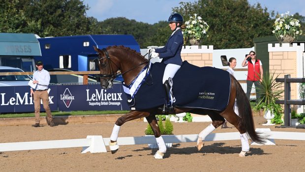 National Dressage Championships prelim silver Anna Burns