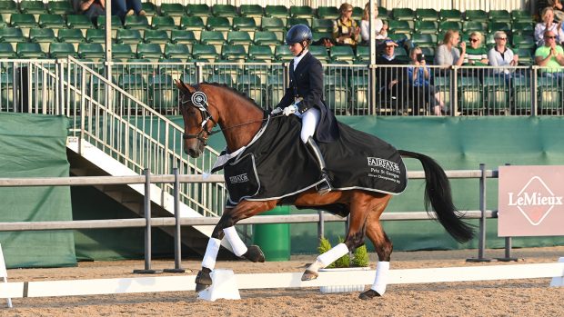 National Dressage Championships - Jo Barry and Goofy La Perle